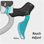 Radiaca a brzdová páka SHIMANO 105 Di2 ST-R7170 2x12speed ľavá