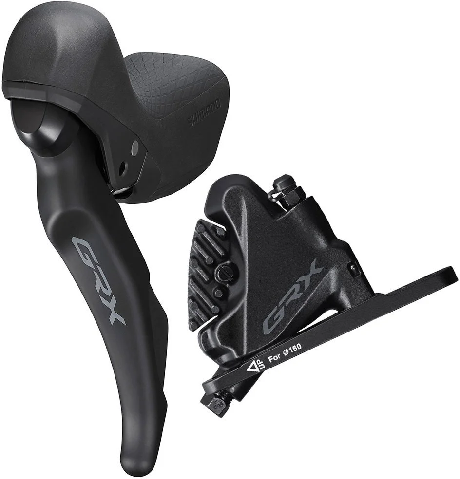 Řadící a brzdový set SHIMANO GRX ST-RX600 2x11 rychlostí přední třmen polymer + chladič - FLAT MOUNT
