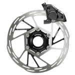 Řadící/hydraulická disková brzda SRAM FORCE AXS E1 Stealthamajig connected, přední brzdová