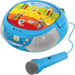 Rádioprijímač GoGEN s CD GoGEN DÉČKO PLAYER B, modrý