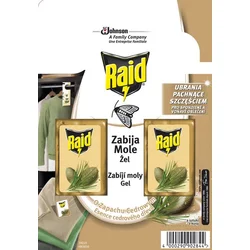 Raid proti molům s vůní cedru 2 ks
