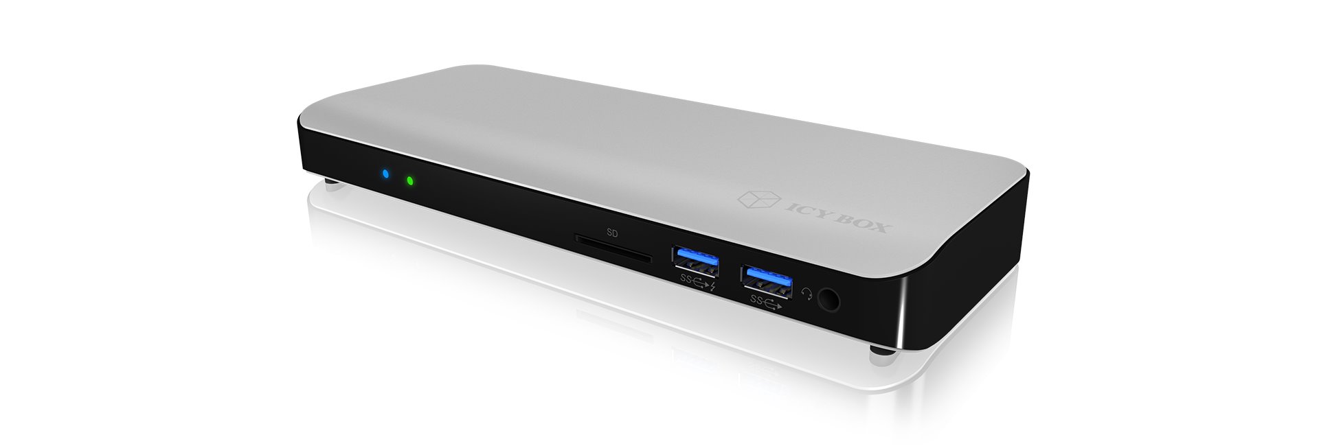 RaidSonic ICY BOX IB-DK2501-TB3 Dokovacia stanica Thunderbolt 3 USB-C