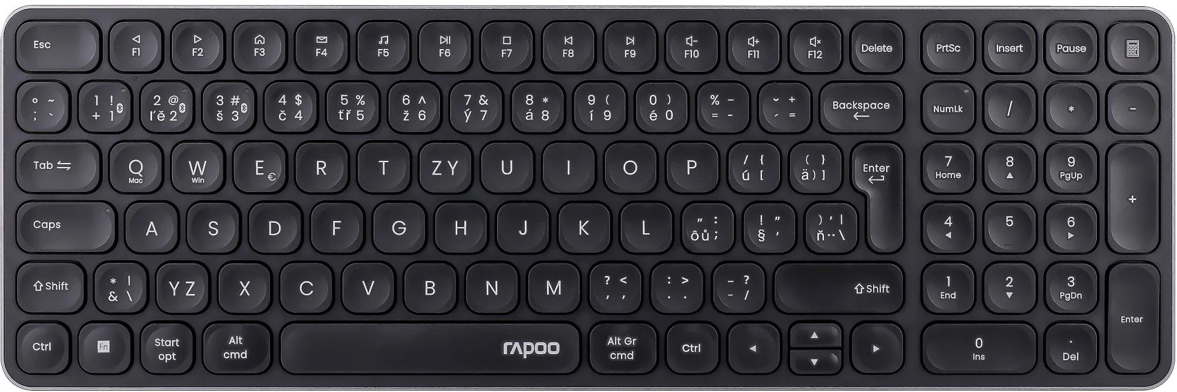 Rapoo E9310M čierna