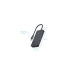 Rapoo UCM-2001 4-v-1 multiportový adaptér USB-C