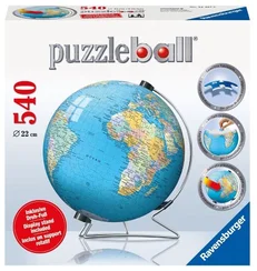 Ravensburger - Puzzleball globus, 540 dílků