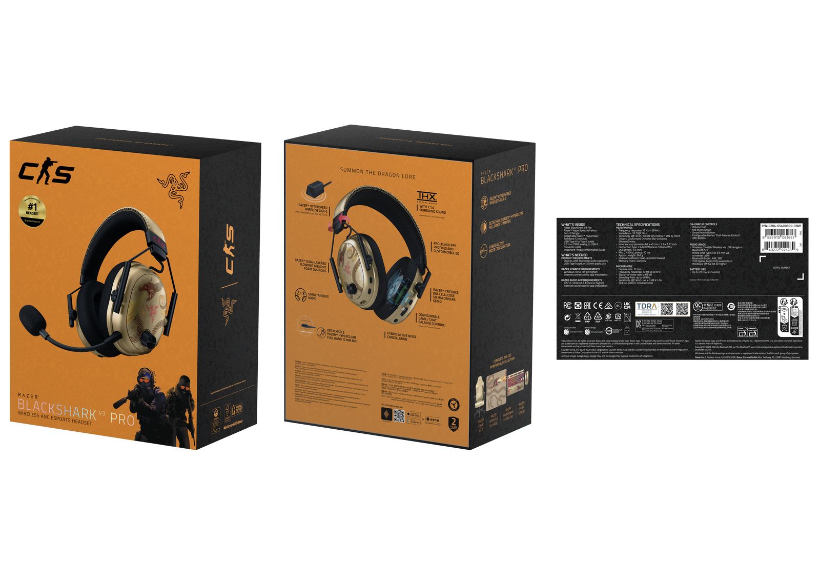 Razer Blackshark V3 Pro - Counter-Strike 2 Ed.