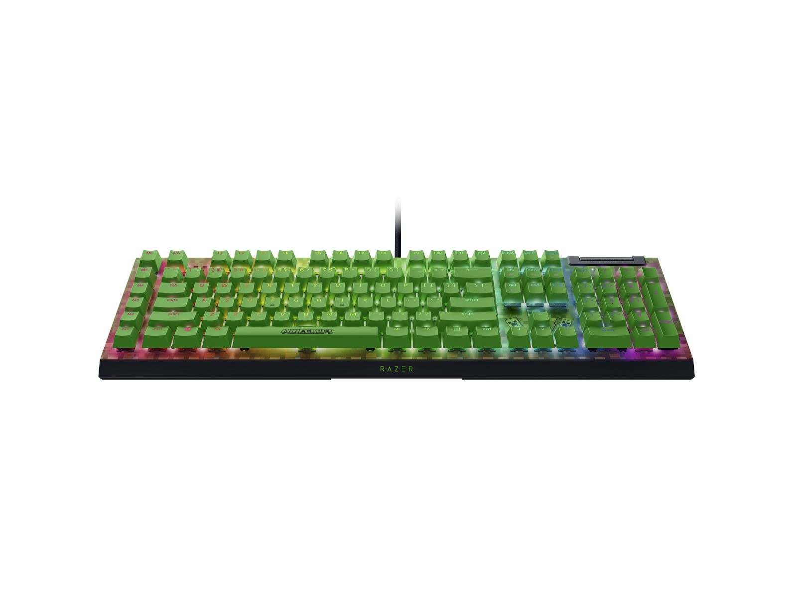 Razer BlackWidow V4 X (Green Switch) - Minecraft Ed. - US Layout