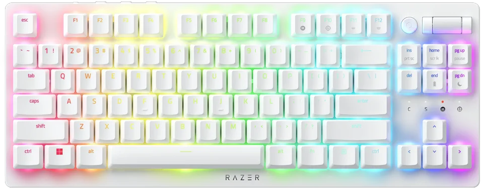 Razer DeathStalker V2 Pro Tenkeyless White, USA