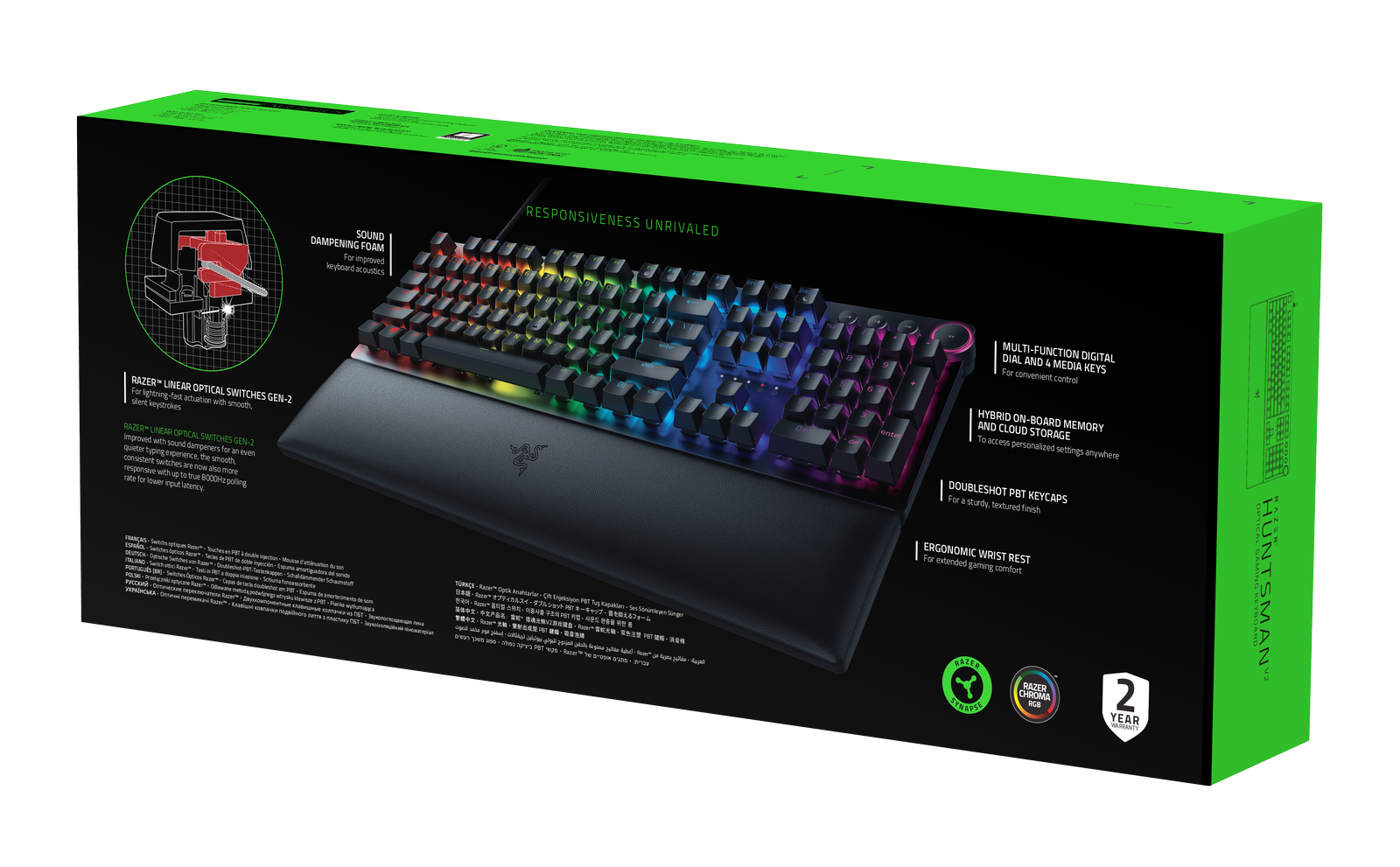 Razer Huntsman V2 (Red Switch), USA