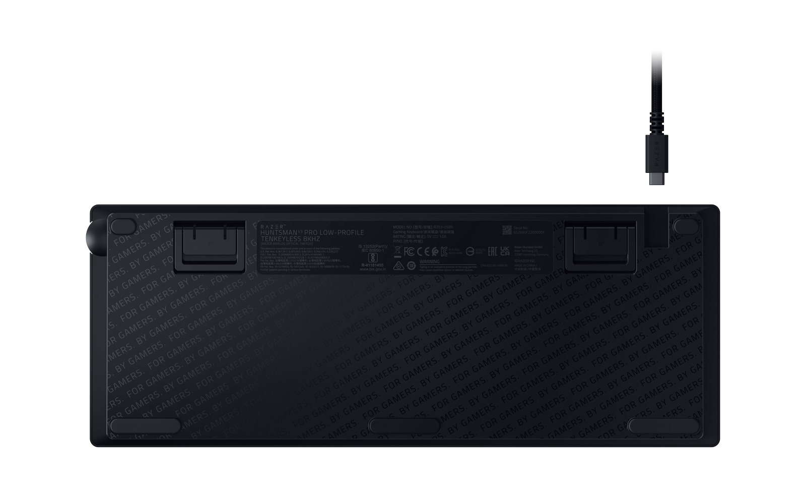 Razer Huntsman V3 Pro Low-profile Tenkeyless 8KHz - US Layout