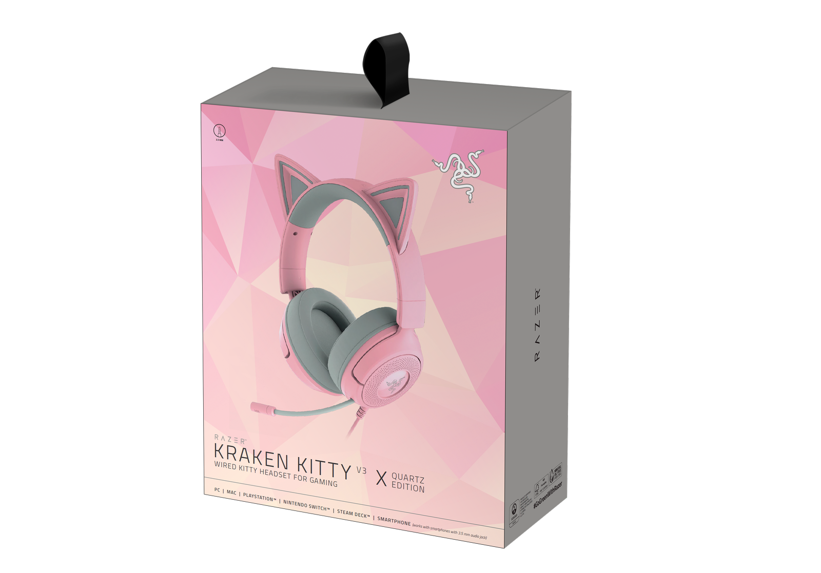 Razer Kraken Kitty V3 X - Quartz