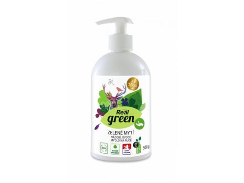 Real green clean zelené mytí (nádobí, ovoce, ruce) 500 g