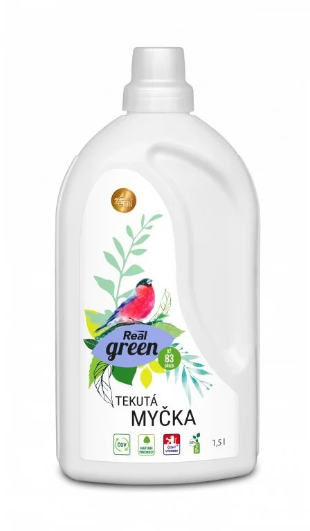 Real green tekutá myčka 1,5 l