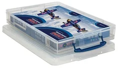 Really Useful Box, plastový, s víkem, 10 l, průhledný