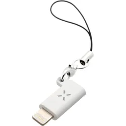 Redukce FIXED Link pro nabíjení a datový přenos z USB-C na Lightning, bílá