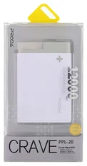 Remax Proda Crave PPL-20 PowerBank 12000mAh stříbrná