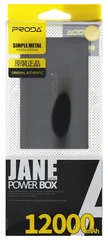 Remax Proda Jane PowerBank 12000mAh černá