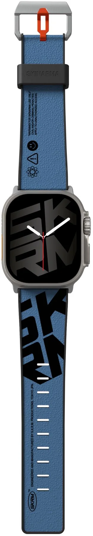 Remienok SKINARMA Spunk pre Apple Watch 49/45/44/42 mm, modrý
