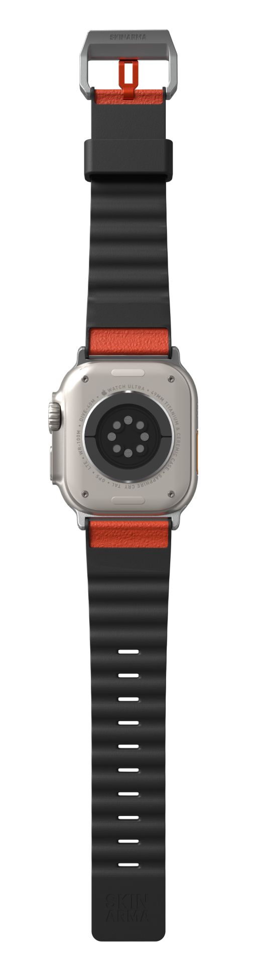 Remienok SKINARMA Spunk pre Apple Watch 49/45/44/42 mm, oranžový