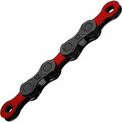 Reťaz KMC DLC 12 červená/čierna v krabici - 126 článkov