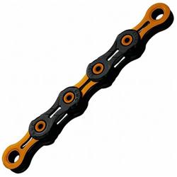 Řetěz KMC DLC SL 11 oranžovo/černý v krabičce - 118 článků
