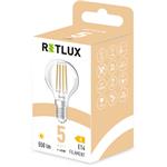 Retlux RFL 401 Filament G45 E14 LED žiarovka mini Globe 5W