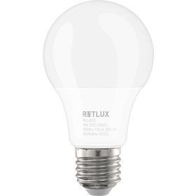 Retlux RLL 403 A60 E27 LED žiarovka 9W