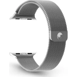 RhinoTech Oceľový remienok Milanese Tension pre Apple Watch 38 / 40 / 41 mm Silver