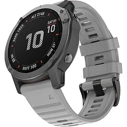 RhinoTech remienok pre Garmin QuickFit silikónový outdoorový 26mm sivý