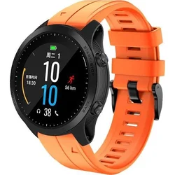 RhinoTech řemínek pro Garmin QuickFit sportovní silikonový 26mm oranžový