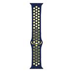 RhinoTech sportovní řemínek pro Apple Watch 38/40/41mm Modro-žlutý