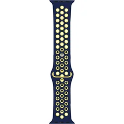 RhinoTech sportovní řemínek pro Apple Watch 38/40/41mm Modro-žlutý