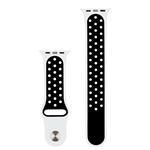RhinoTech športový remienok pre Apple Watch 42/ 42 44mm Bielo-čierna RTACC198