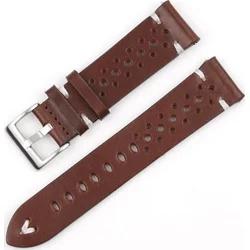 RhinoTech univerzální řemínek Genuine Leather Quick Release 20mm hnědý