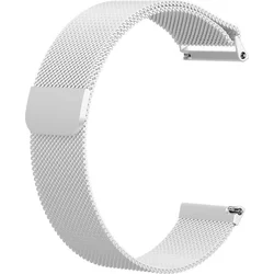RhinoTech univerzální řemínek milánský tah Quick Release 22mm stříbrný