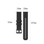 RhinoTech univerzální silikonový řemínek Quick Release 18mm, oranžová
