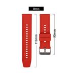RhinoTech univerzální silikonový řemínek Quick Release 20mm bílý
