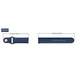 RhinoTech univerzální silikonový řemínek Quick Release černý s motivem květin 22mm