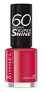 Rimmel London 60 Seconds Super Shine lak na nechty 8ml - 430 Coralicious