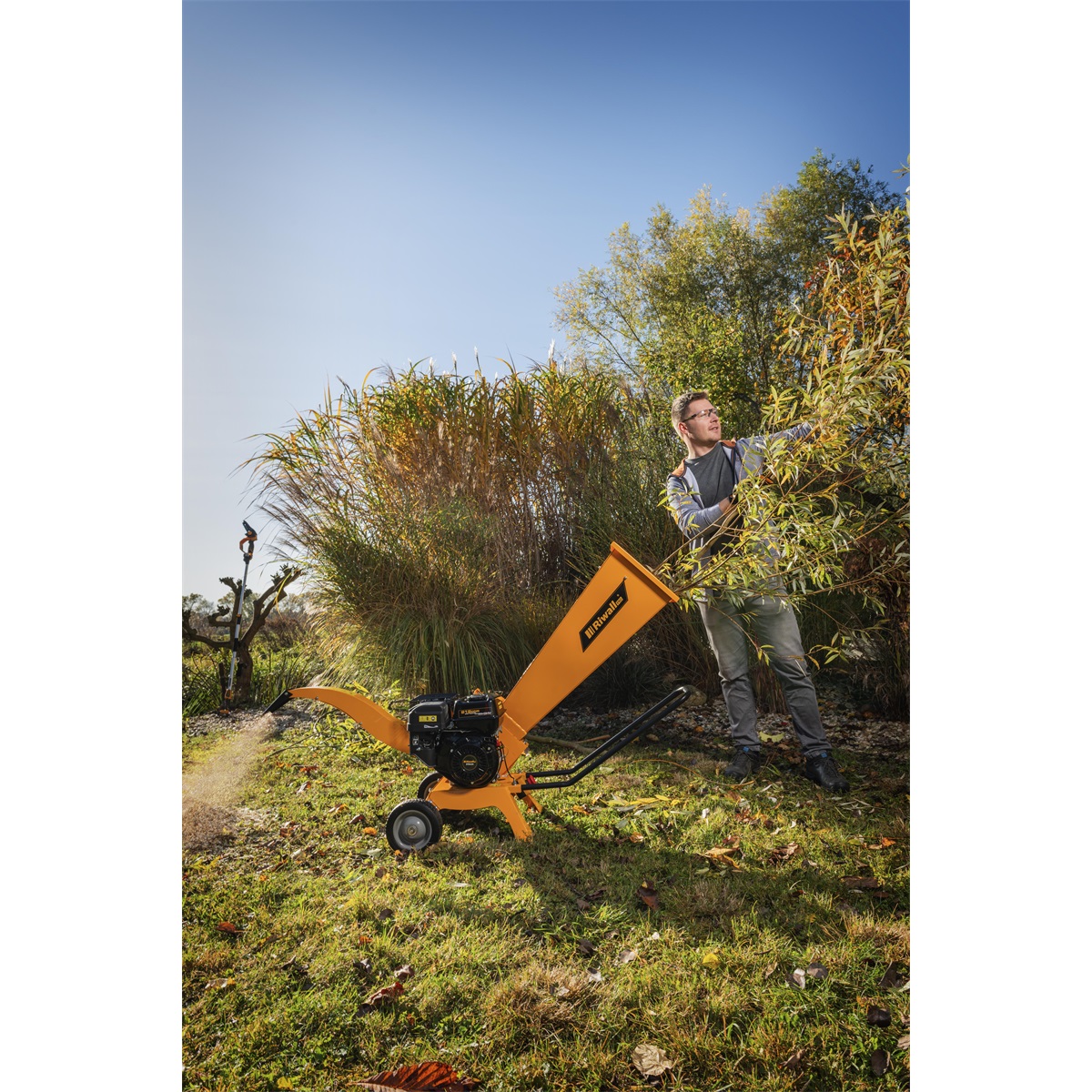 Riwall PRO Benzínový drvič dreva RPS 7058