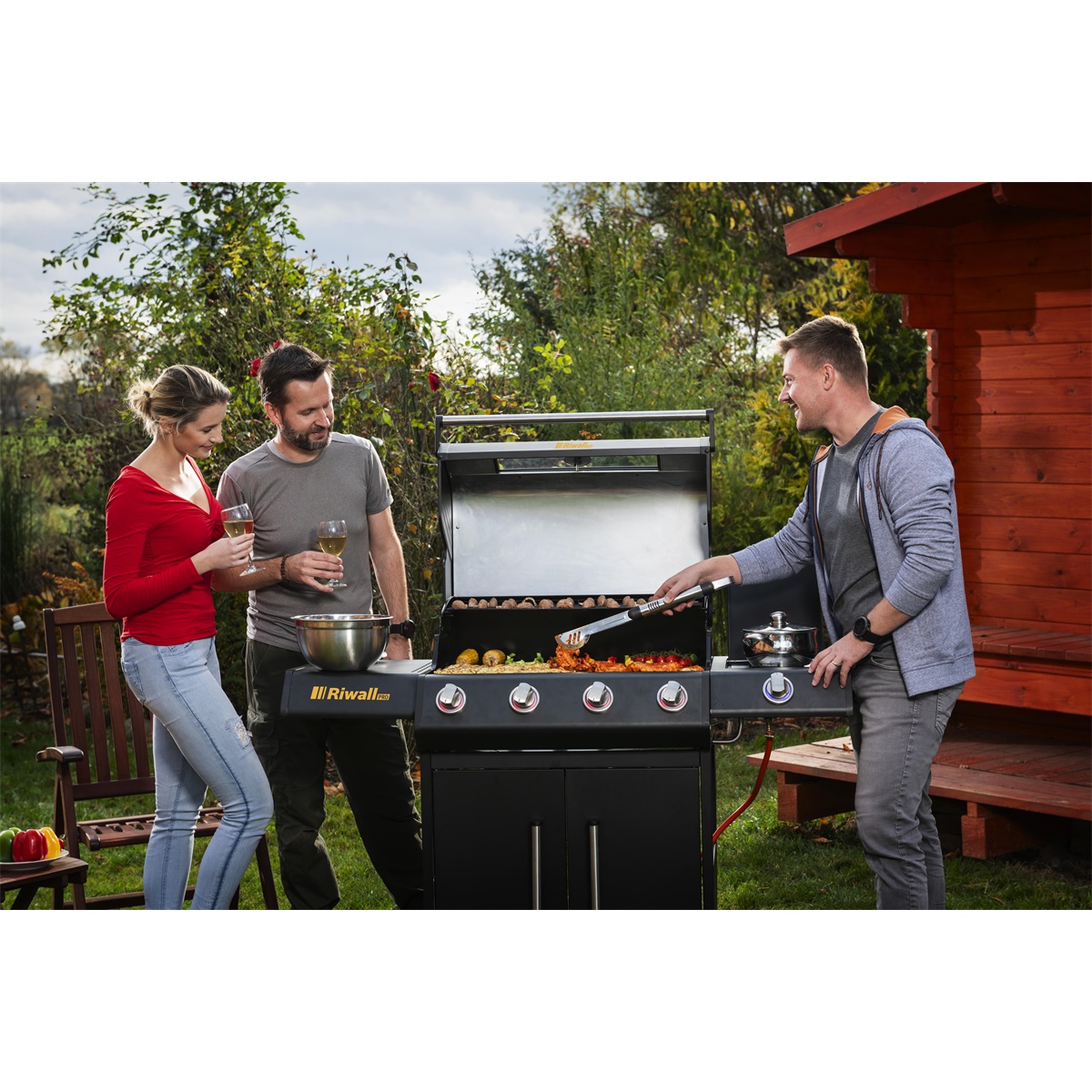 Riwall PRO Gril plynový RGG 41 EXL