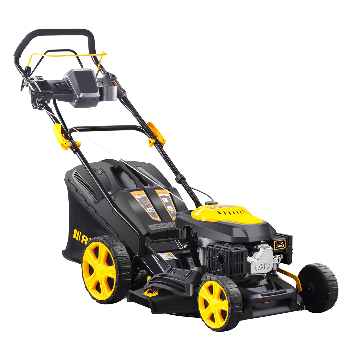 Riwall PRO Rotační sekačka benzínová s pojezdem a elektrostartem RPM 4735 E