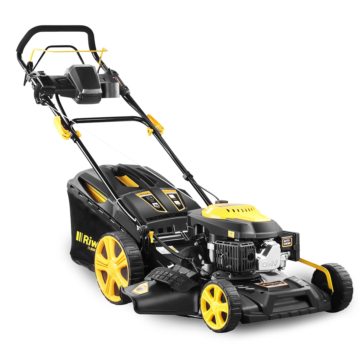 Riwall PRO Rotační sekačka benzínová s pojezdem a elektrostartem RPM 5135 E