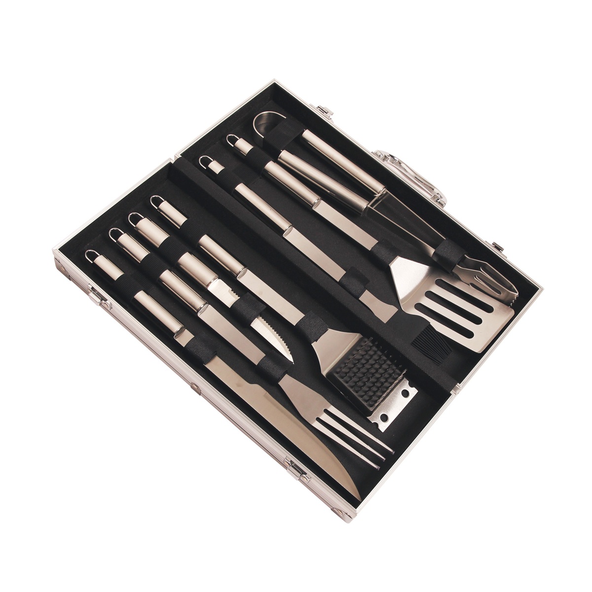 Riwall PRO Sada grilovacího nářadí v kufru RBBQ 7S SET