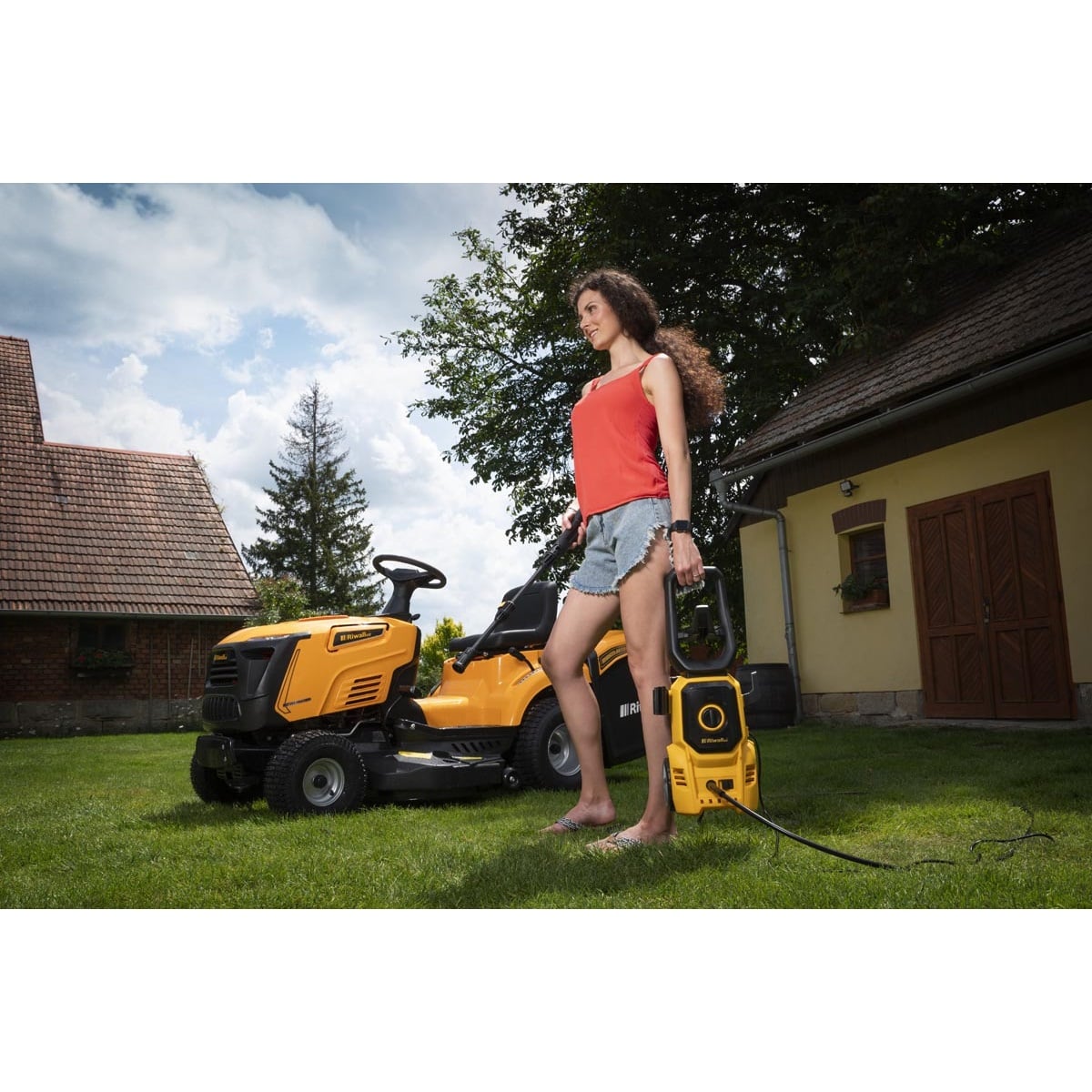 Riwall PRO Vysokotlakový čistič REPW 110 SET