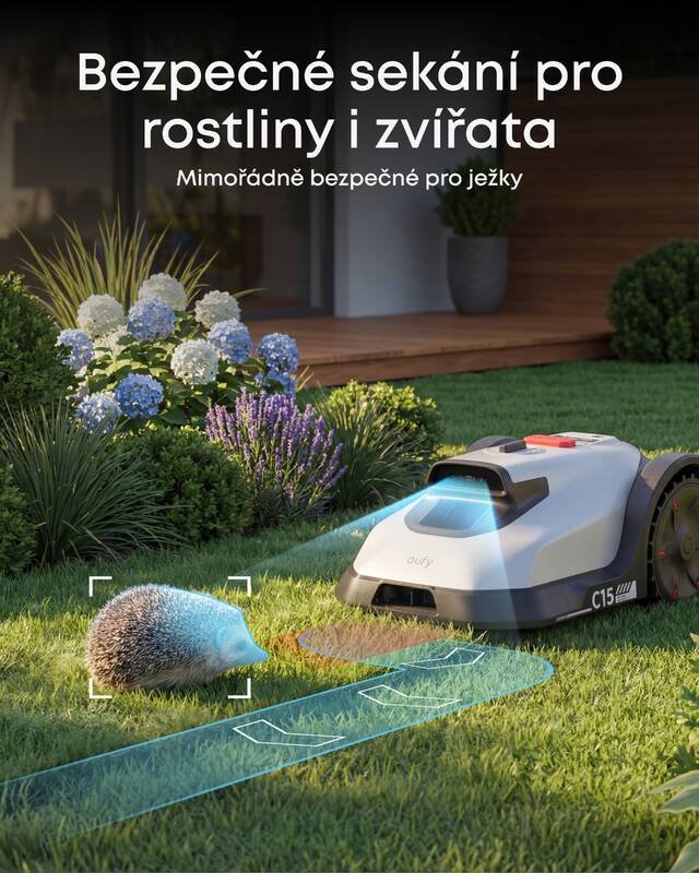 Robotická kosačka Anker eufy C15 sivá