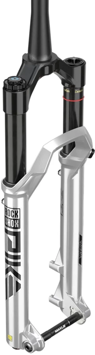 RockShox PIKE Ultimate Charger RC2 - Crown Boost™ 15×110, 27,5" 140mm 44offset, strieborná