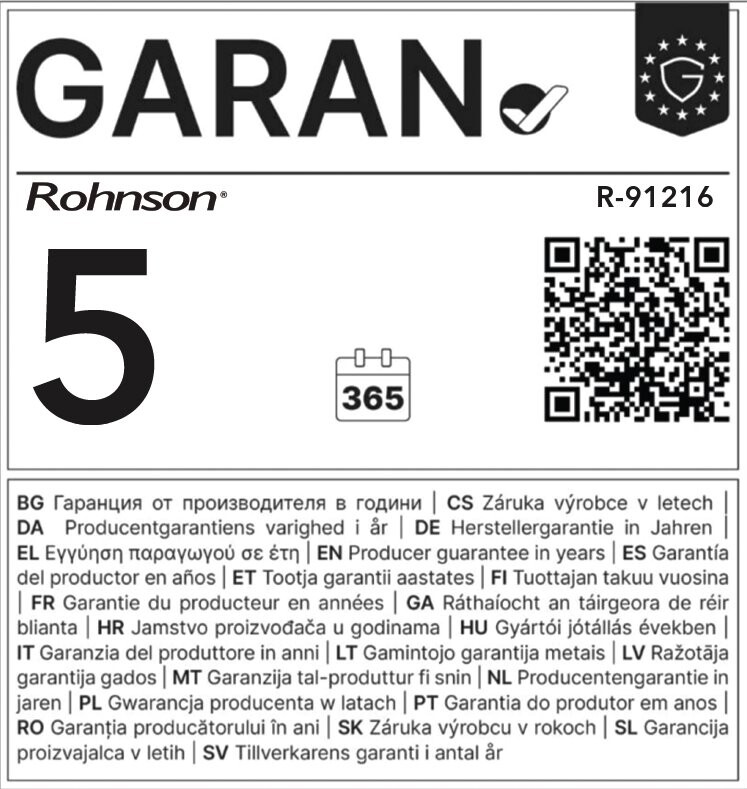 ROHNSON R-91216 True Ion & Health Clean