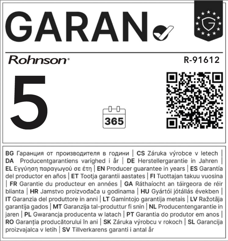 ROHNSON R-91612 ION
