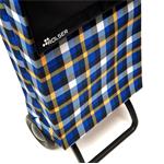Rolser Jean Scottish 2, nákupná taška na kolieskach, modrá